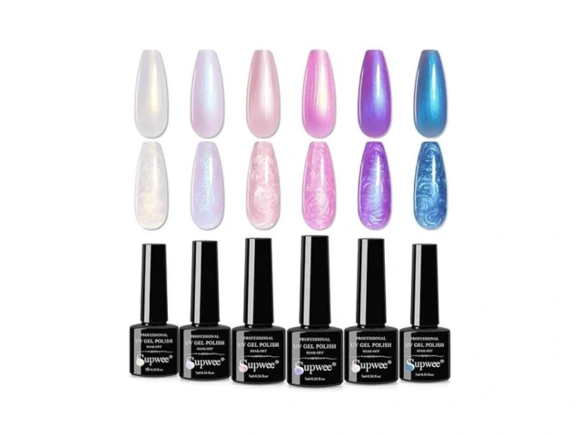 Supwee Pearl Gel Nail Polish 6 Colors – Mermaid… Code
