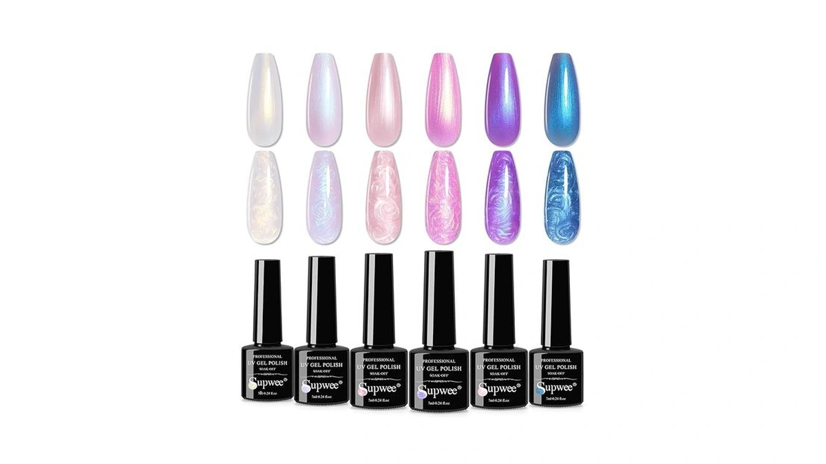 Amazon code: Supwee Pearl Gel Nail Polish 6 Colors -