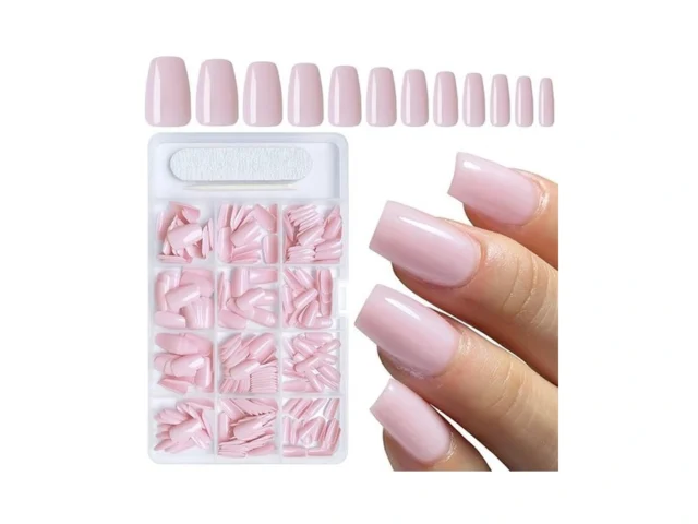 Addfavor 300pcs Coffin Press On Nails Medium Fake… Coupon