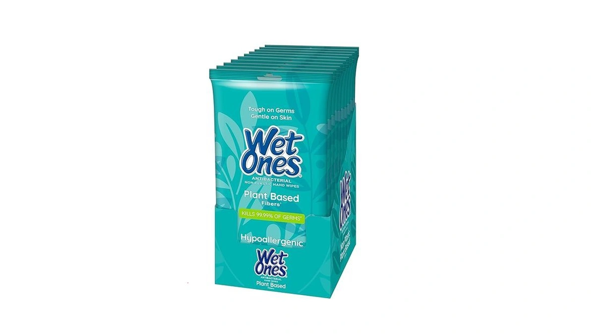 Amazon coupon: Wet Ones Plant-based Wipes 20 Count Each