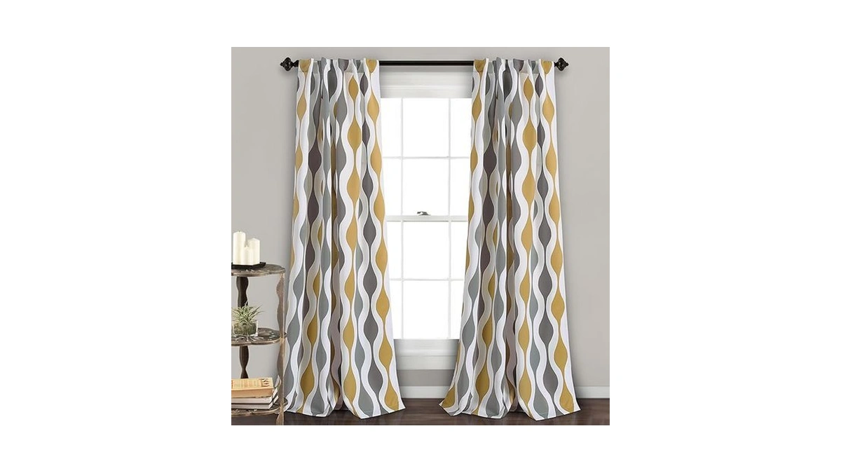 Amazon coupon: Lush Decor Mid Century Geo Light Filteri