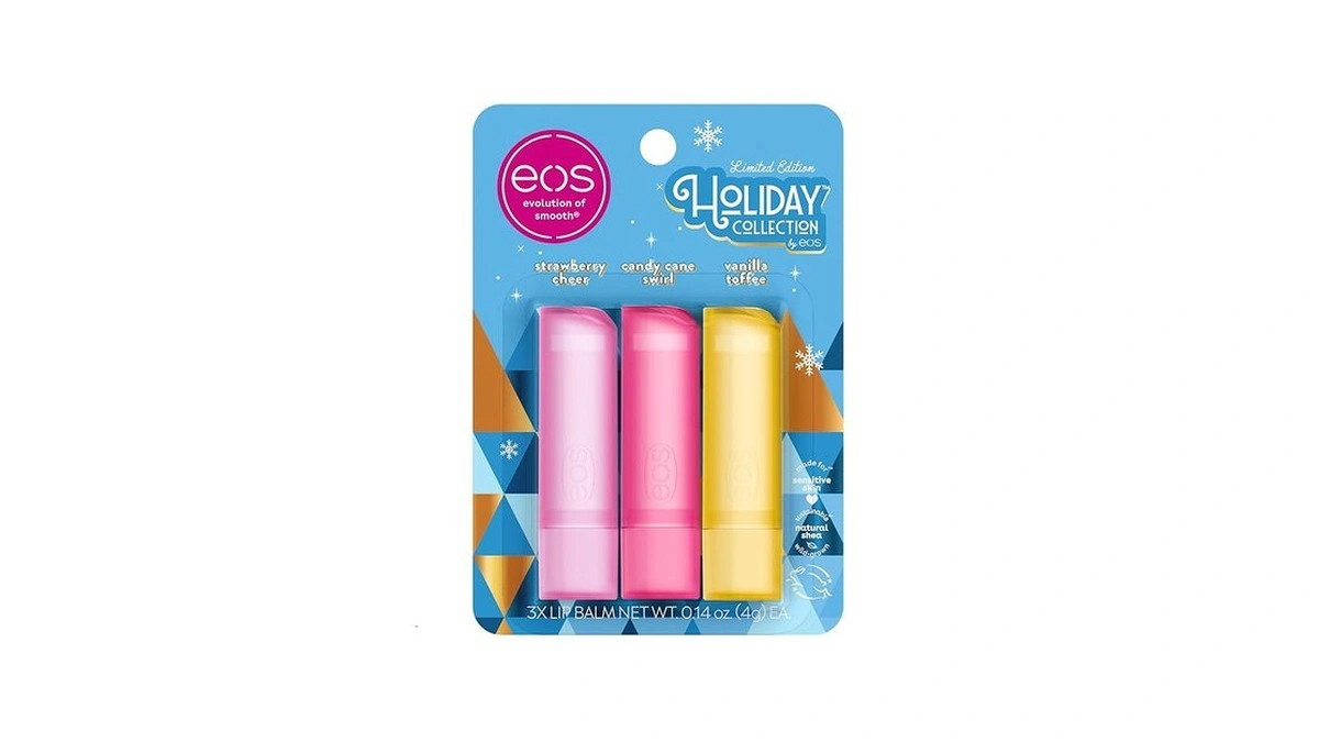 Amazon coupon: Eos Holiday Lip Balm Gift- Strawberry Ch
