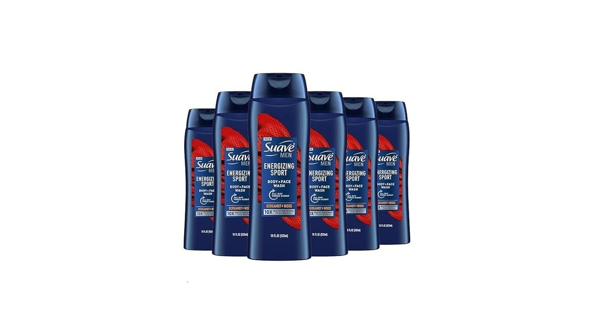 Amazon coupon: Suave Men Moisturizing Body Face Wash En