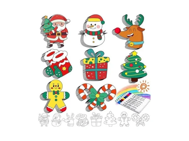 Cheelyvin H 48 Pcs Christmas Crafts For Kids Color… Coupon