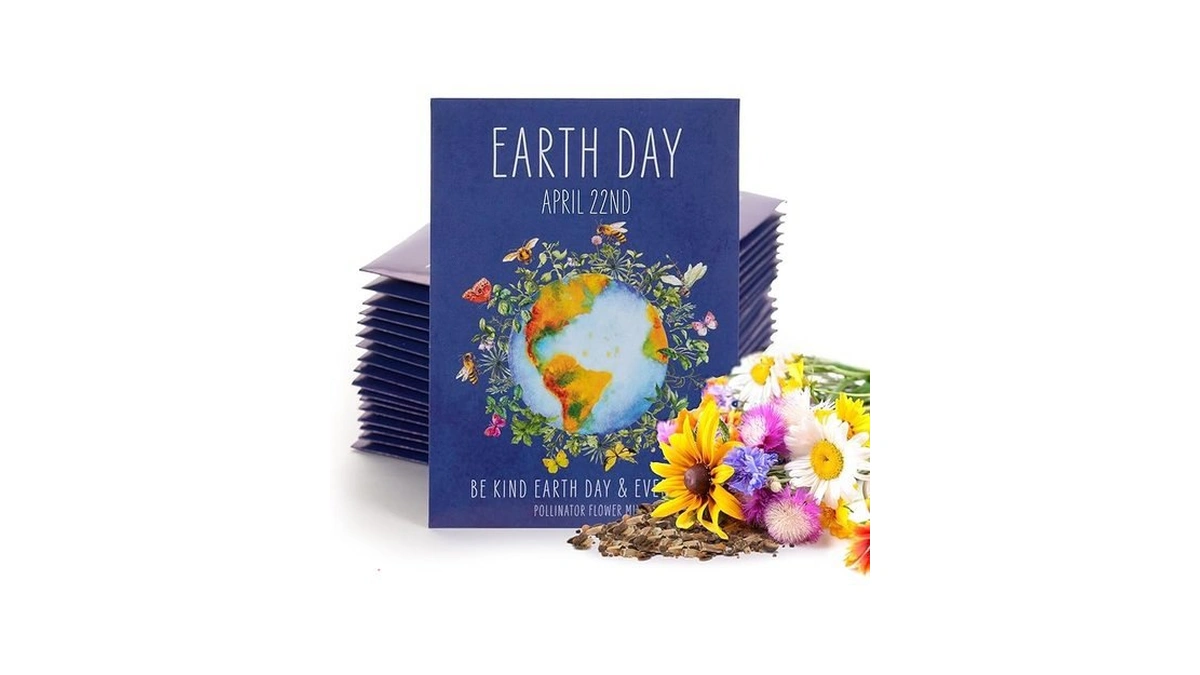 Amazon coupon: Bentley Seed Co Earth Day Planet Pollina