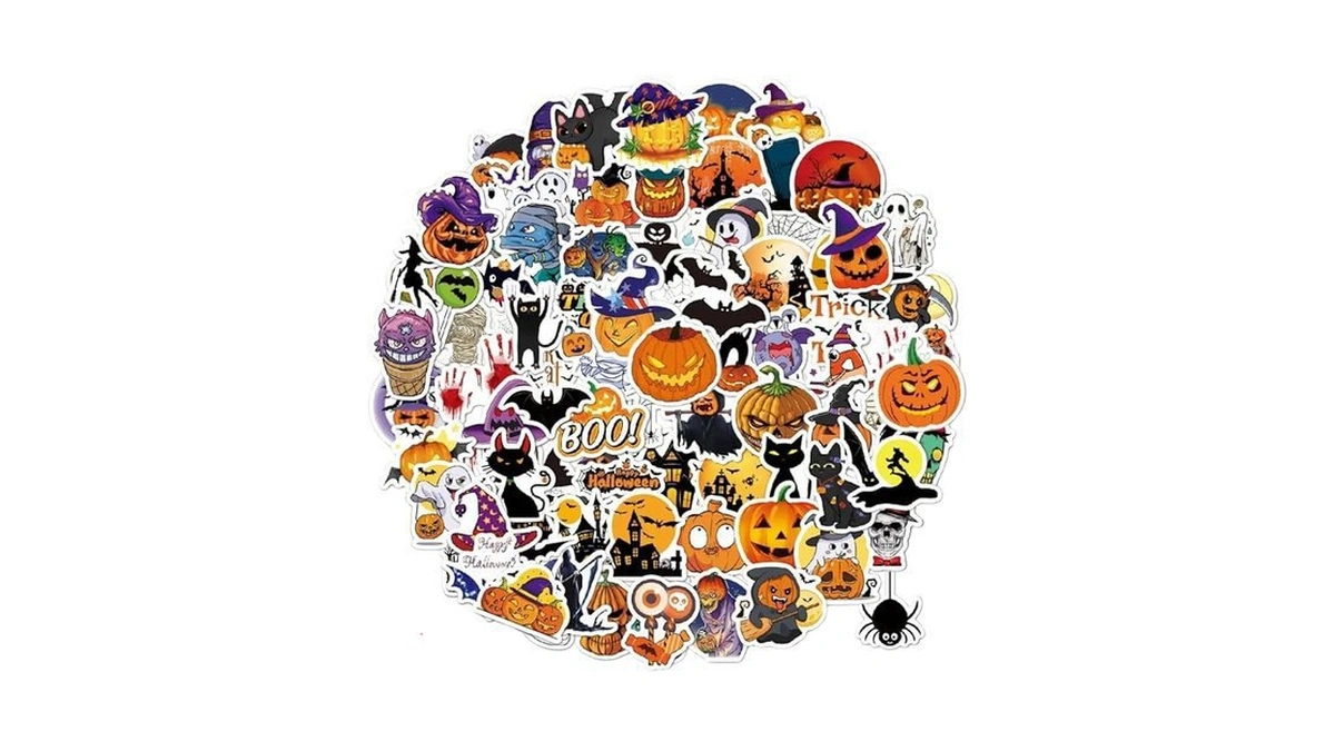 Amazon code: 100pcs Horror Halloween Stickers For Kid