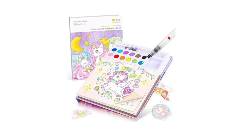 Amazon code: Accevo Paint With Water Coloring Books F