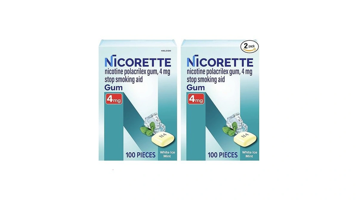 Amazon coupon: Nicorette Nicotine Gum Stop Smoking Aid