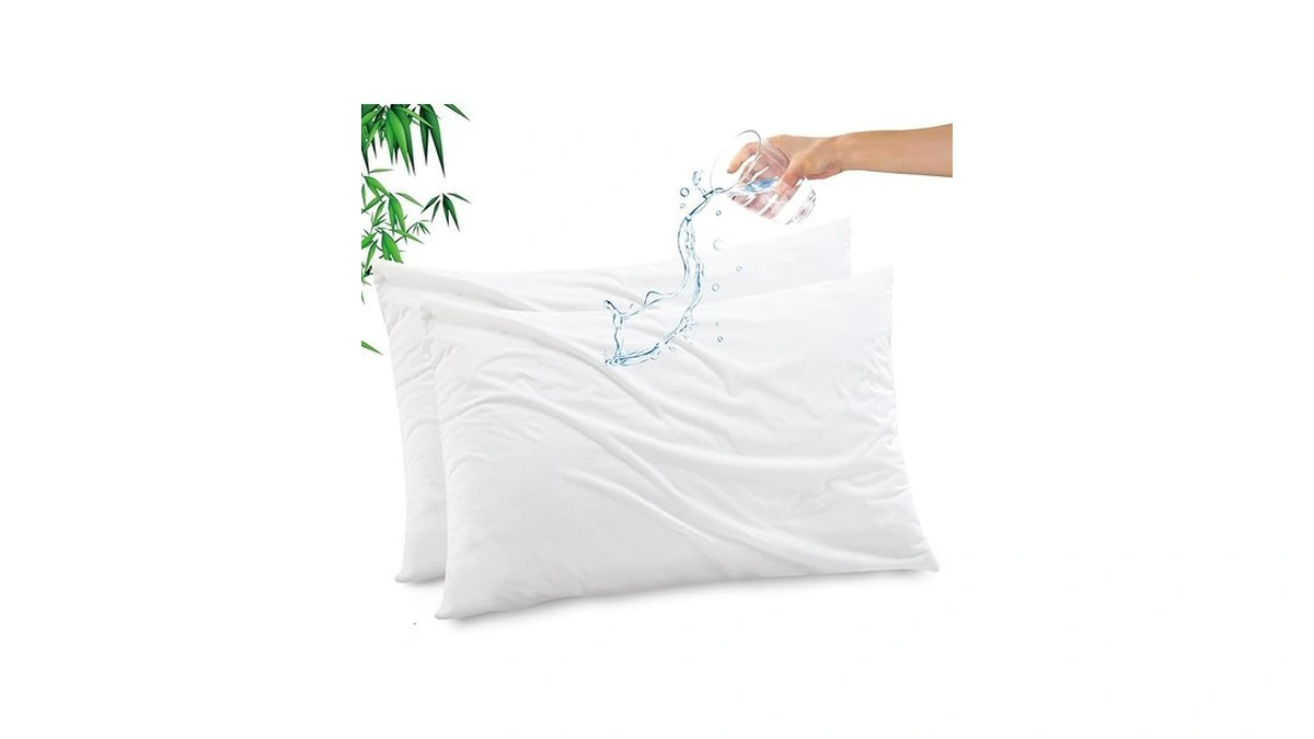 Amazon coupon: Gogreen Bamboo Rayon Waterproof Pillow P