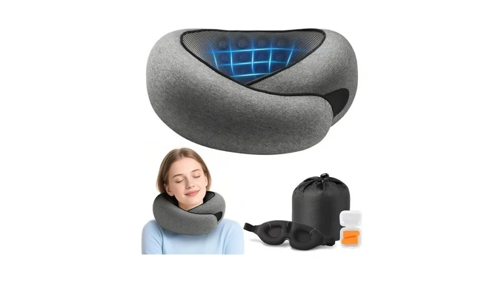Amazon code: Purroch Advanced Memory Foam Neck Travel
