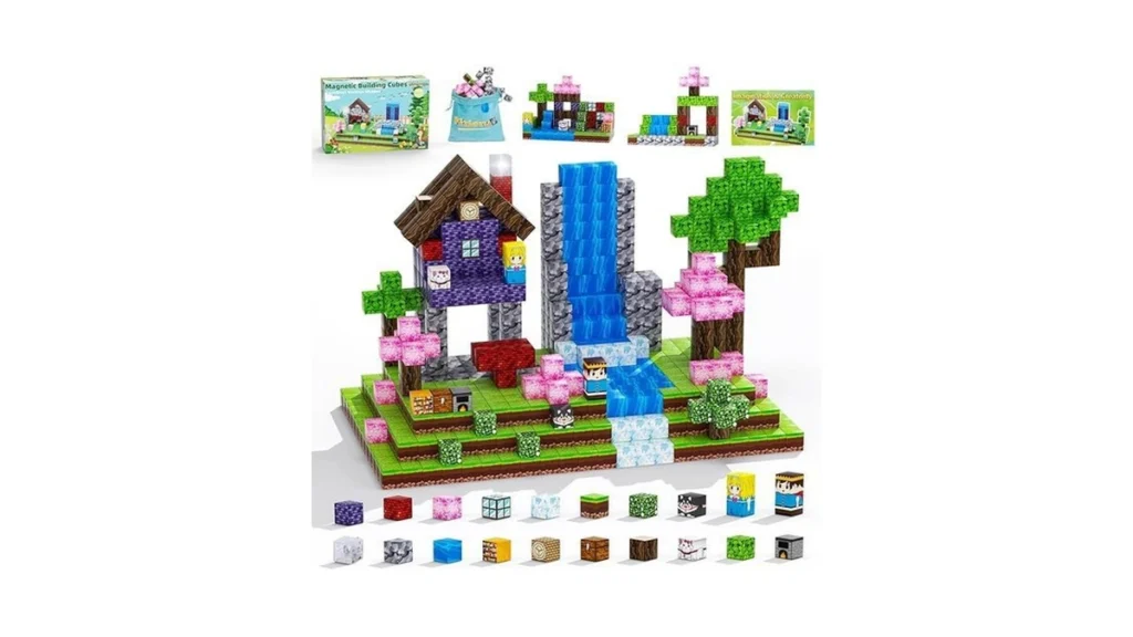 Amazon coupon: Magnetic Blocks 108pcs Building Blocks F