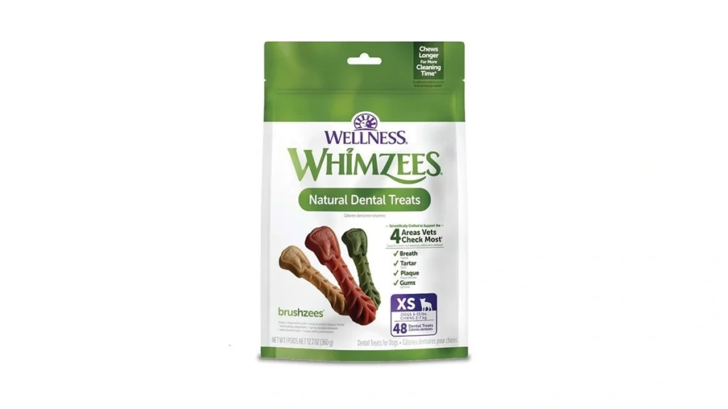 Amazon coupon: Whimzees Wellness Brushzees Dog Dental T