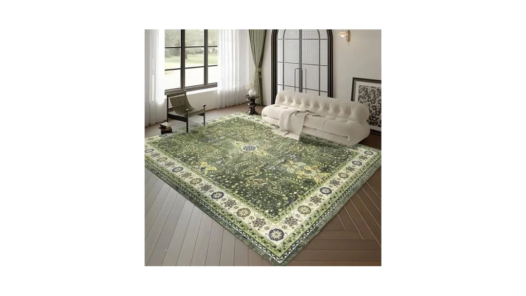 Amazon code: Zenicham 9x12 Rugs For Living Room Flora