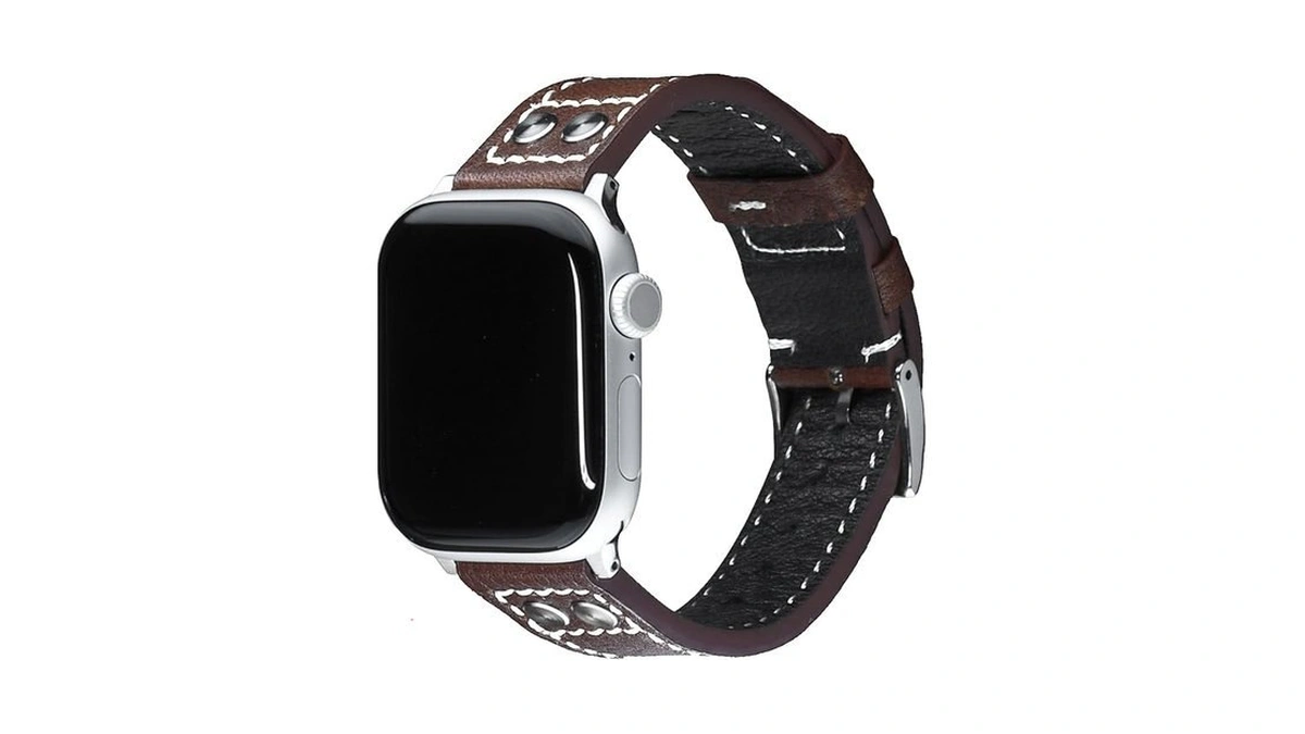 Amazon coupon: Hms Classic Caviar Leather Watch Strap W