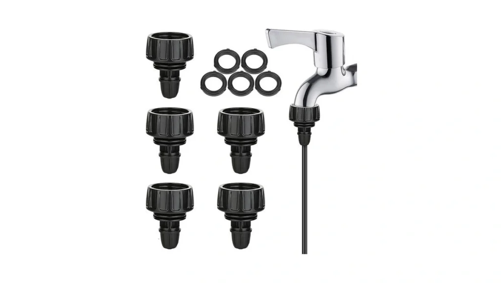 Amazon code: Yulaiyoen Drip Irrigation Hose Adapters