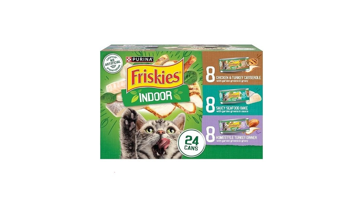 Amazon coupon: Purina Friskies Indoor Cat Food 24ct Vp