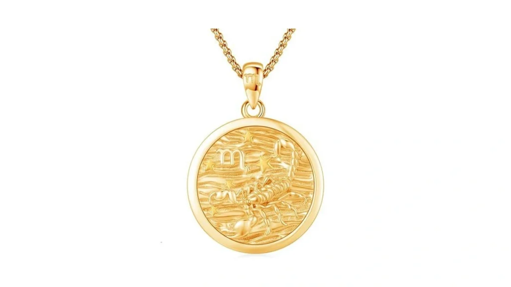 Amazon coupon: Xixles Scorpio Zodiac Necklace 925 Sterl