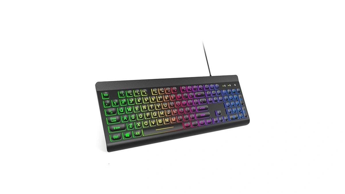 Amazon code: Meidosa Backlit Keyboard Wired Large Pri