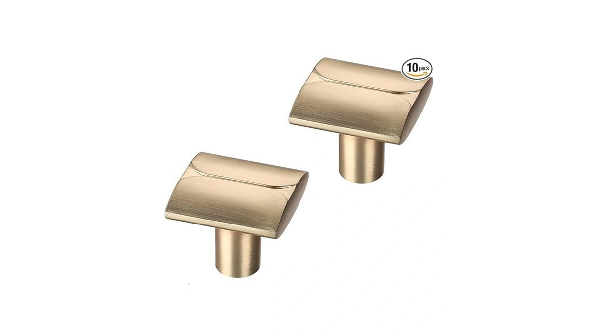 Amazon coupon: Aititan 10 Pack Gold Cabinet Knobs - Hea