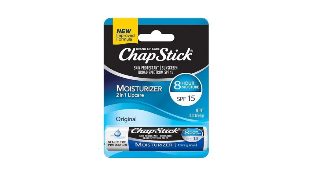 Amazon coupon: Chapstick Moisturizer 2-in-1 Lipcare Spf