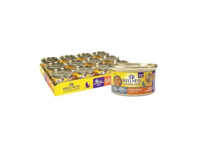 Wellness Complete Health Pate Senior Wet Cat Food… Coupon