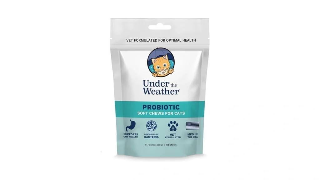 Amazon coupon: Under The Weather Pet Probiotic Chews Fo
