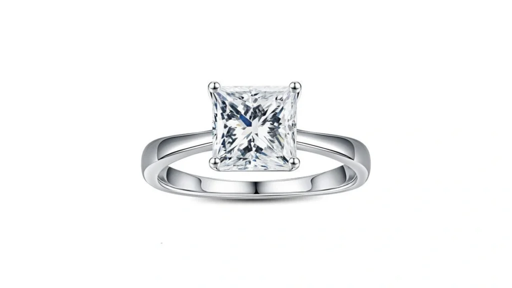 Amazon coupon: Smilest Moissanite Rings For Women 1 5ct