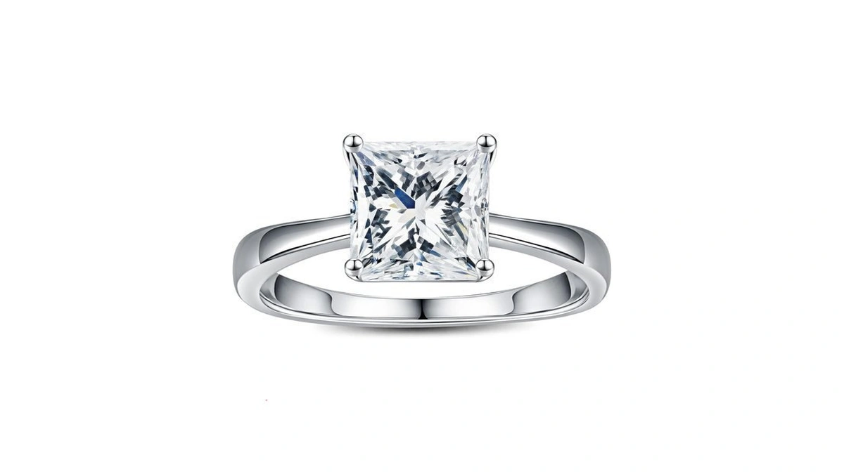 Amazon coupon: Smilest Moissanite Rings For Women 1 5ct