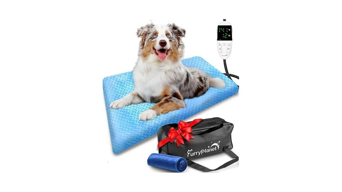 Amazon code: Furryplanet Upgrade Dog Heating Pad With