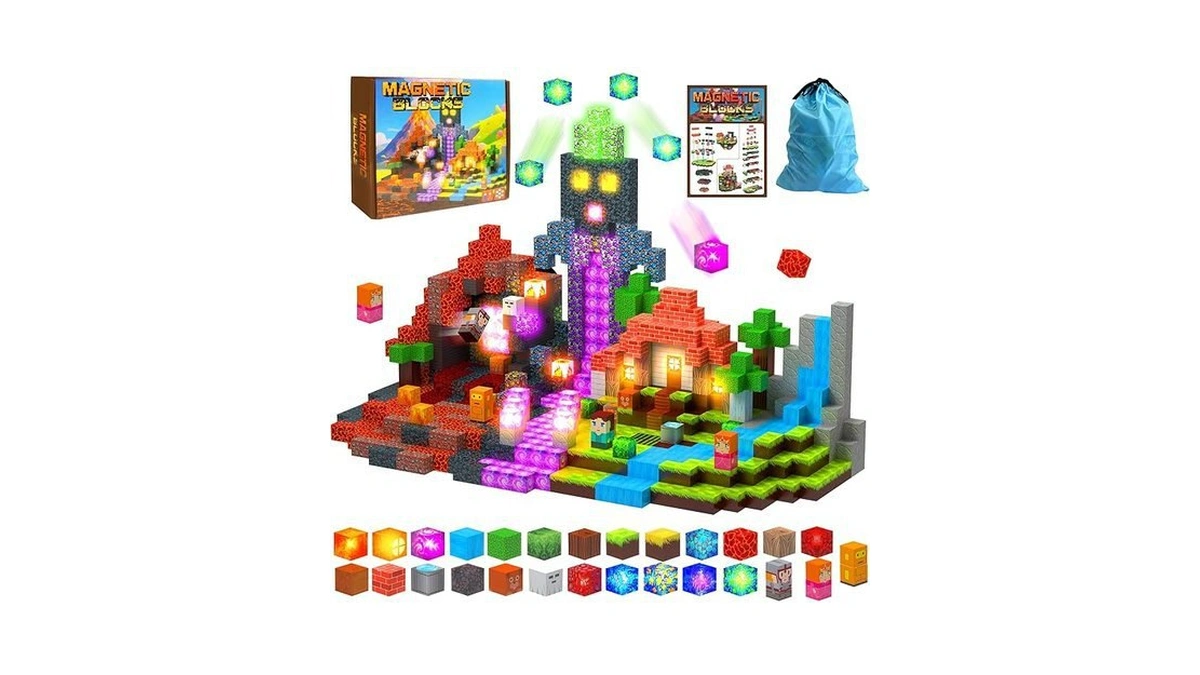Amazon code: Hejihui Magnetic Tiles Building Blocks F
