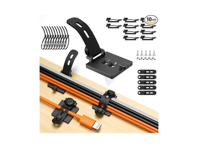 10-pack Adjustable Cable Clips Viaky Cable… Code