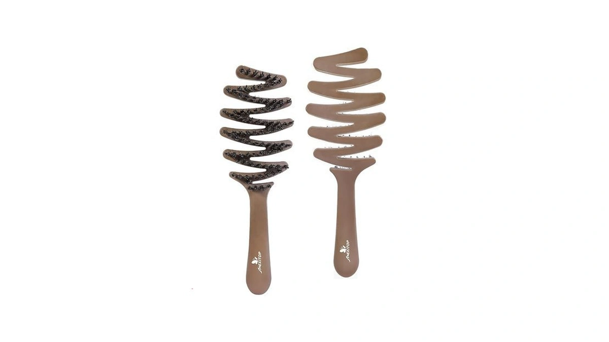 Amazon code: Boar Bristle Hair Brushes For Women And