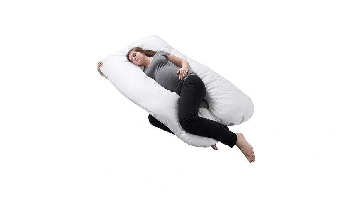 Amazon coupon: Lavish Home Pregnancy Pillow - U-shaped