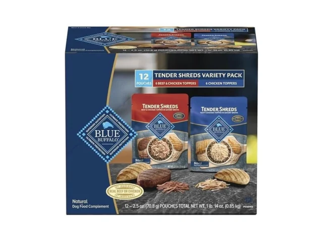 Blue Buffalo Tender Shreds Tasty Chicken Topper And…