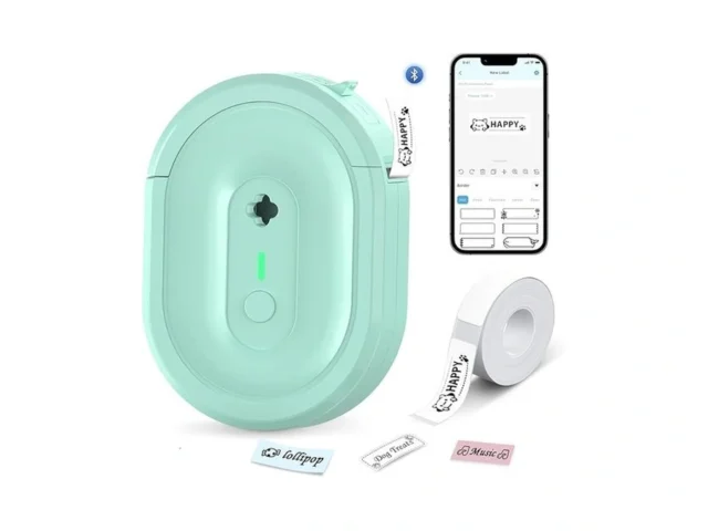 Anycash Label Maker Machine With Tape N12 Bluetooth… Code