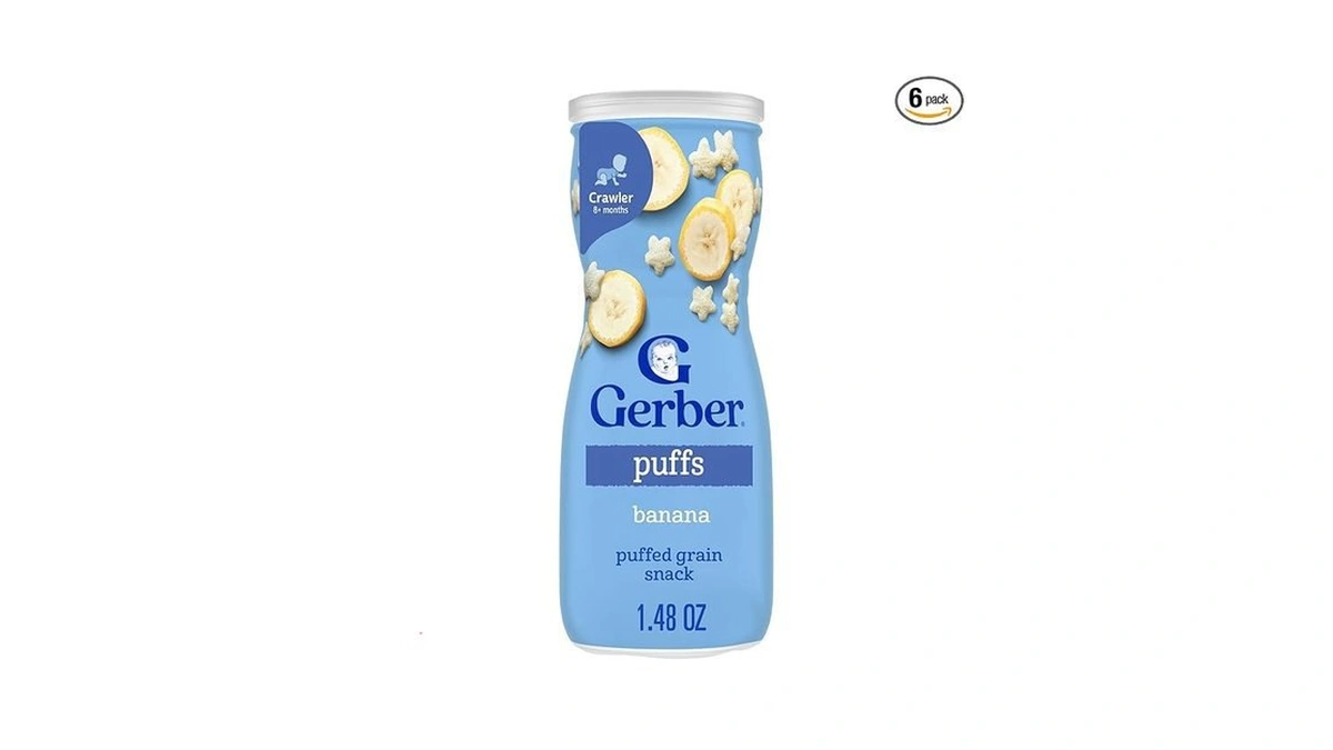 Amazon coupon: Gerber Stage 3 Baby Snacks Banana Puffs