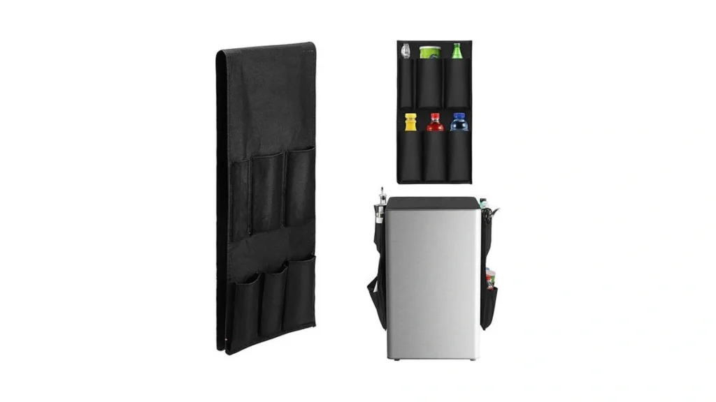 Amazon code: Dorm Mini Fridge Organizer 10 Pockets To