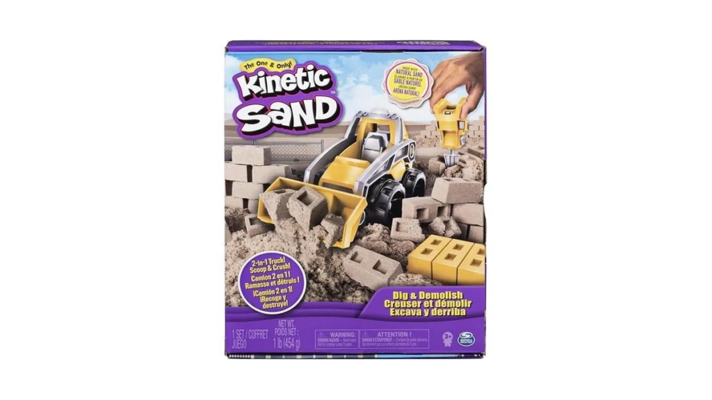 Amazon coupon: Kinetic Sand Dig Demolish Playset With 1