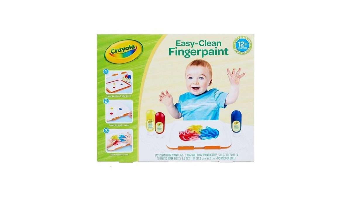 Amazon coupon: Crayola Mess Free Finger Painting Statio