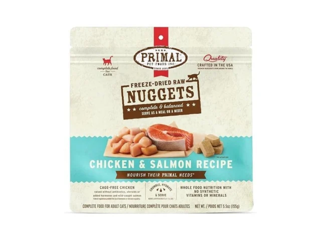 Primal Freeze Dried Raw Cat Food Nuggets Chicken… Coupon