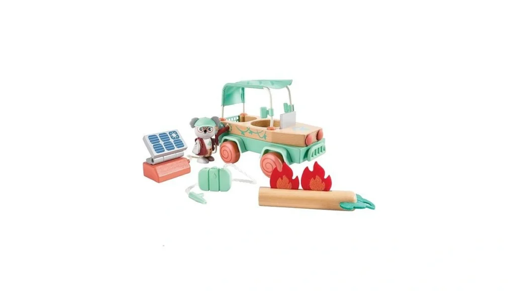 Amazon coupon: Hape Solar Offroad Adventure Green Plane