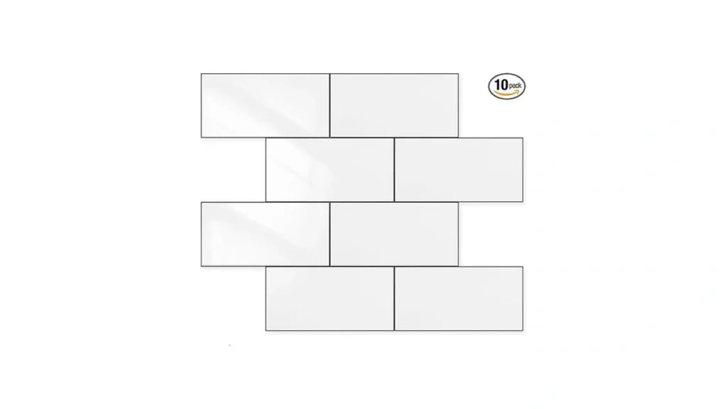 Amazon coupon: 10-sheet Peel And Stick Wall Tile For Ki