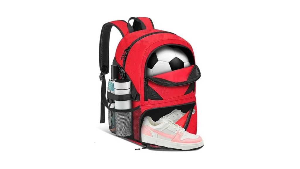 Amazon code: Soccer Bag Lightweight Soccer Backpack W