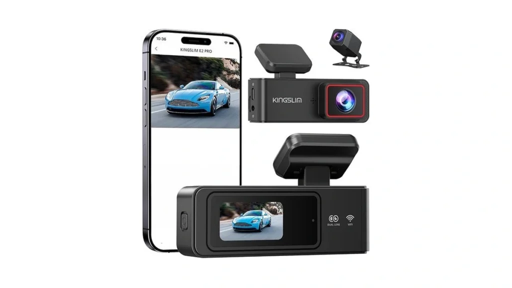 Amazon coupon: 2k Dash Cam Front And Rear With 64gb Sd