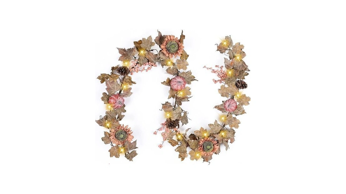 Amazon code: Artgar Fall Sunflower Garland - 6 Ft Fal