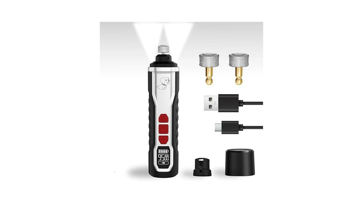 Amazon code: Wooktech Dog Nail Grinder Upgraded Profe