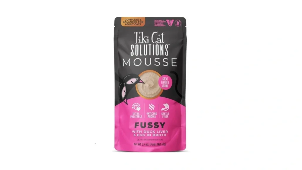 Amazon coupon: Tiki Cat Solutions Fussy Mousse Duck Liv