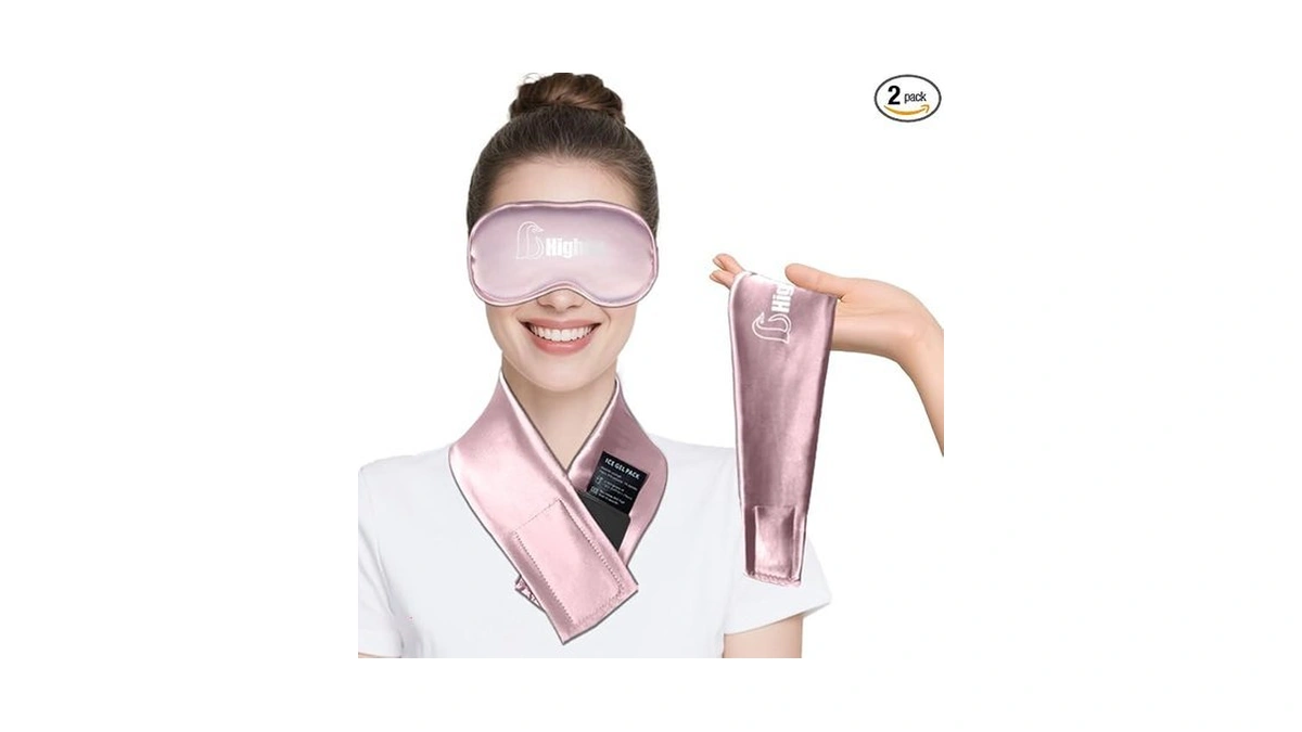 Amazon code: 2pcs Cooling Eye Mask And Neck Ice Pack