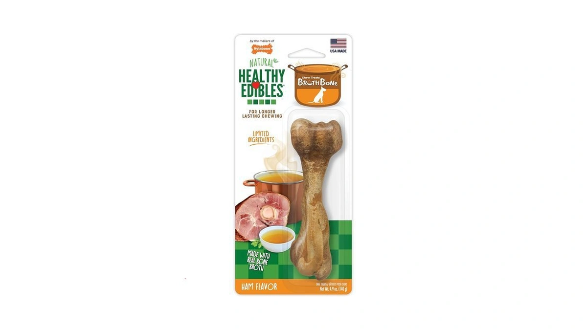 Amazon coupon: Nylabone Healthy Edibles Broth Bone Natu
