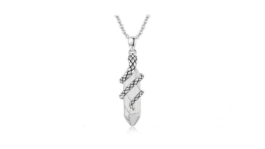 Amazon coupon: Xixles Snake Crystal Necklace 925 Sterli